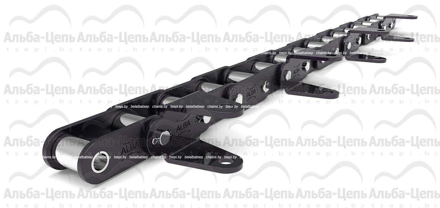 Цепь транспортерная роликовая длиннозвенная ТРД-38-5600-7-1-8-4