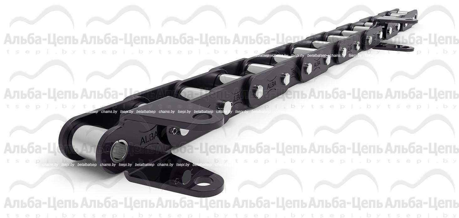 Цепь транспортерная роликовая длиннозвенная ТРД-38-5600-7-2-8-10