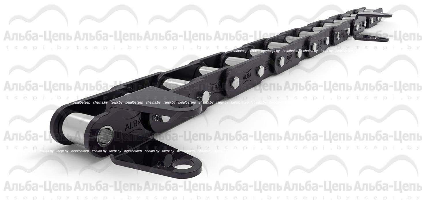 Цепь транспортерная роликовая длиннозвенная ТРД-38-5600-7-3-10-11