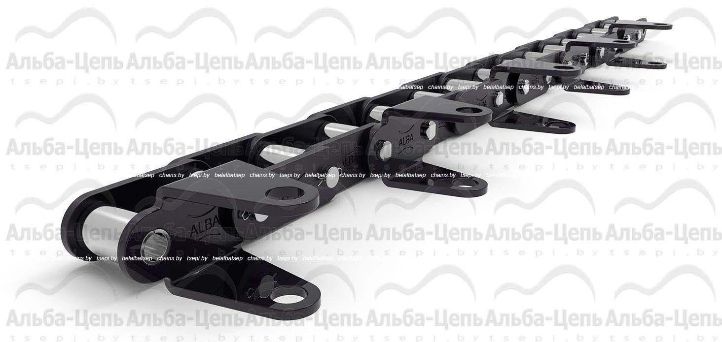 Цепь транспортерная роликовая длиннозвенная ТРД-38-5600-7-3-10-3