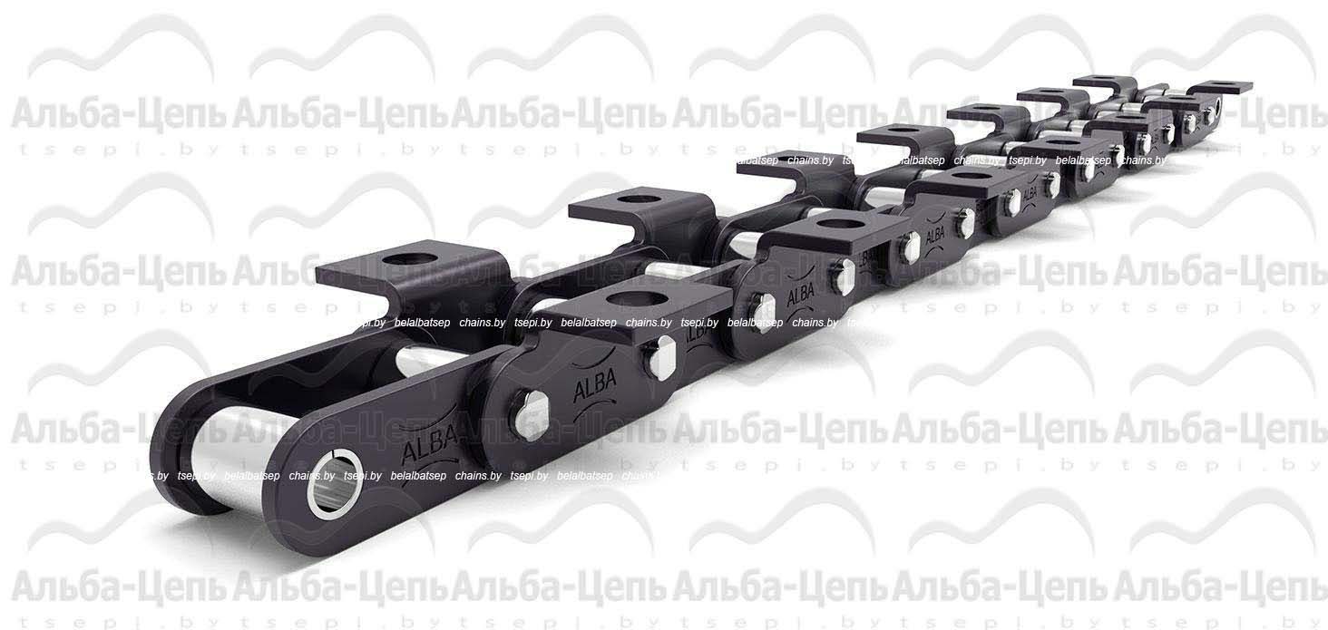 Цепь транспортерная роликовая длиннозвенная ТРД-38-5600-1-1-10-2