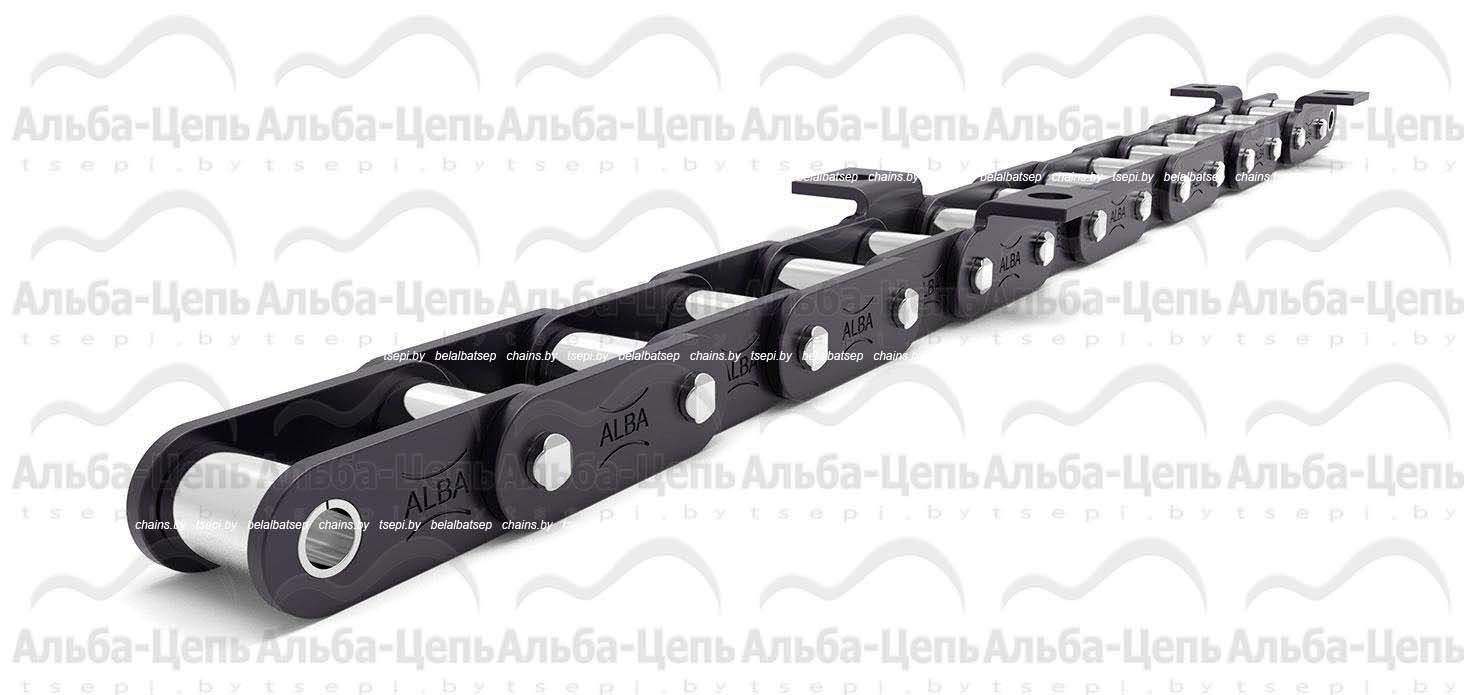 Цепь транспортерная роликовая длиннозвенная ТРД-38-5600-1-1-10-8