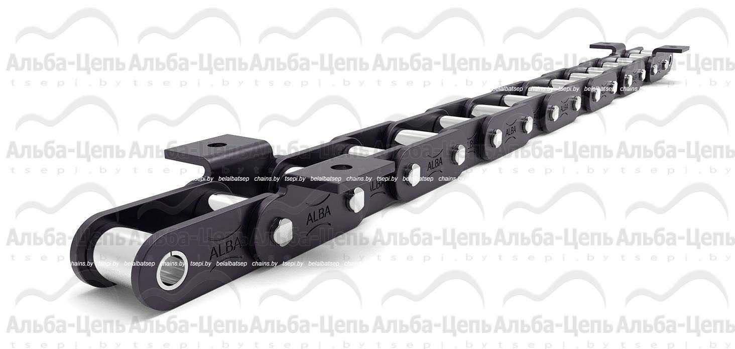 Цепь транспортерная роликовая длиннозвенная ТРД-38-5600-1-1-6-12