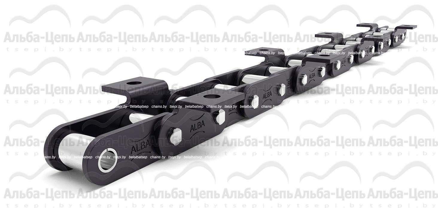 Цепь транспортерная роликовая длиннозвенная ТРД-38-5600-1-1-8-4