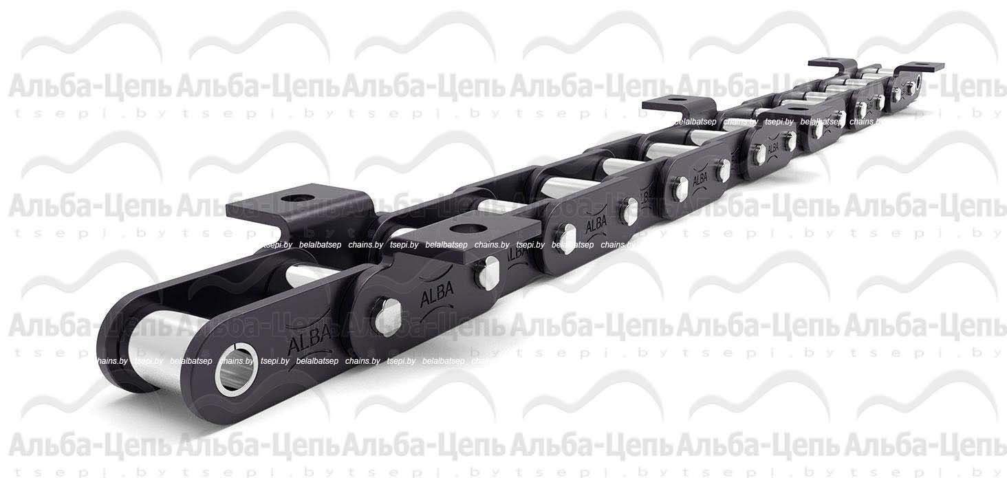 Цепь транспортерная роликовая длиннозвенная ТРД-38-5600-1-1-8-6