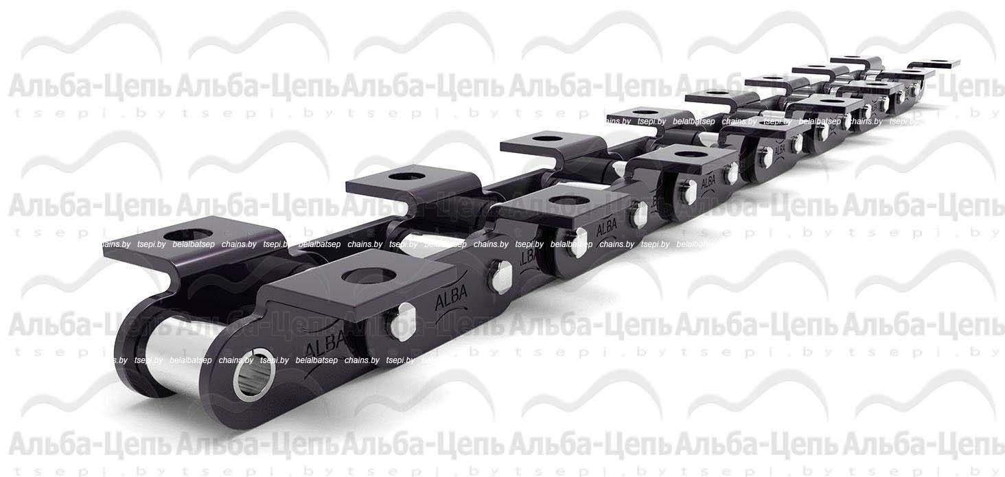 Цепь транспортерная роликовая длиннозвенная ТРД-38-5600-1-2-10-2