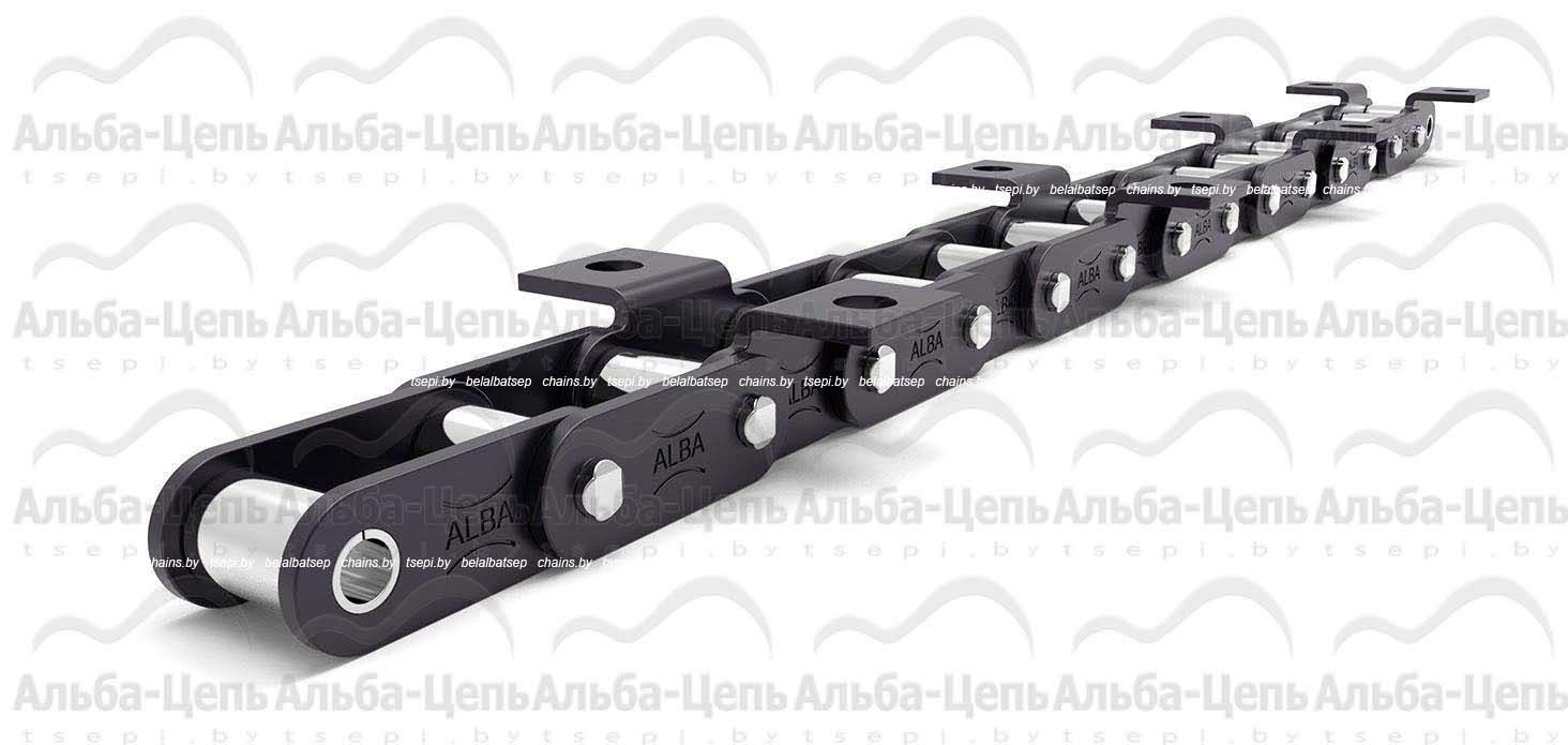 Цепь транспортерная роликовая длиннозвенная ТРД-38-5600-1-2-10-4
