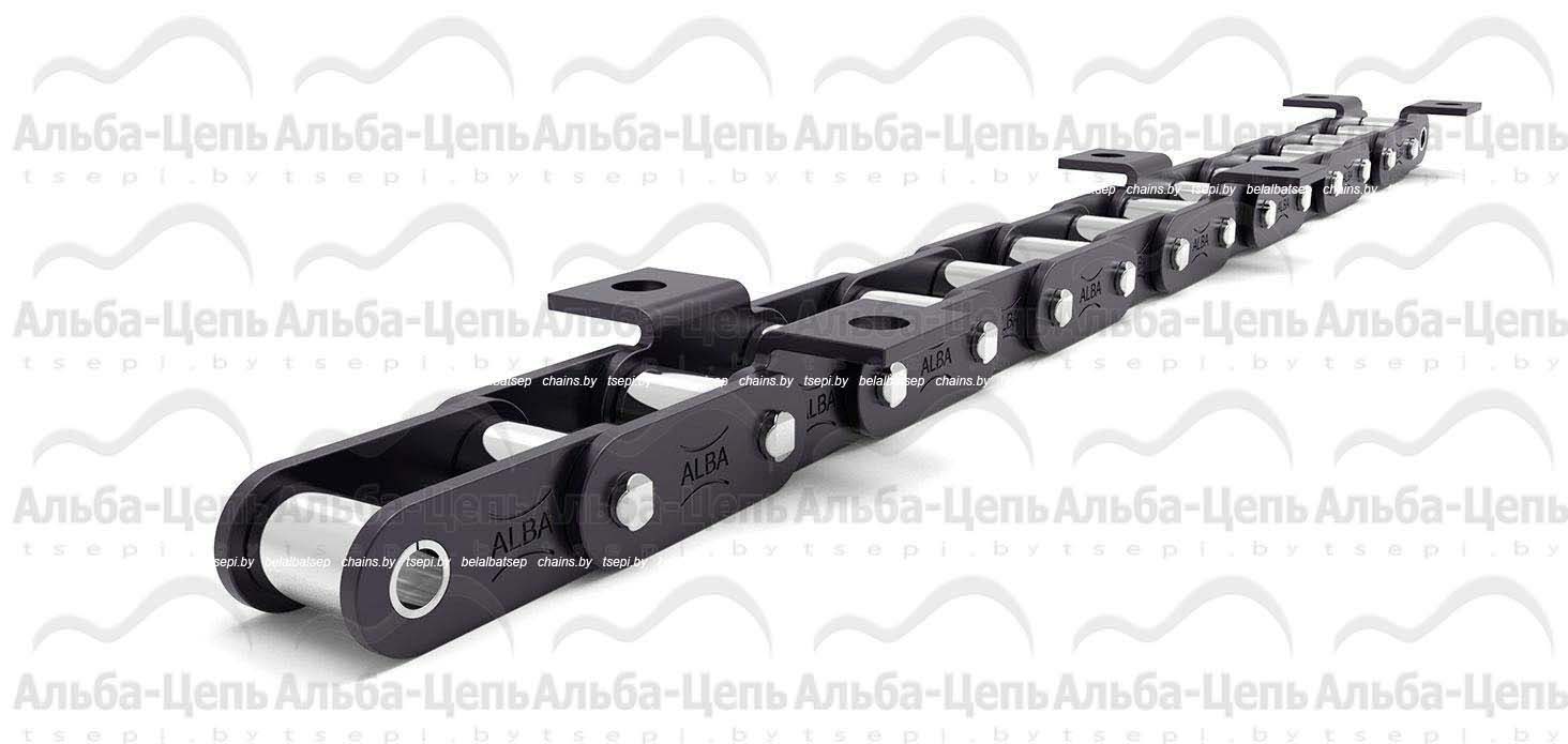 Цепь транспортерная роликовая длиннозвенная ТРД-38-5600-1-2-10-6