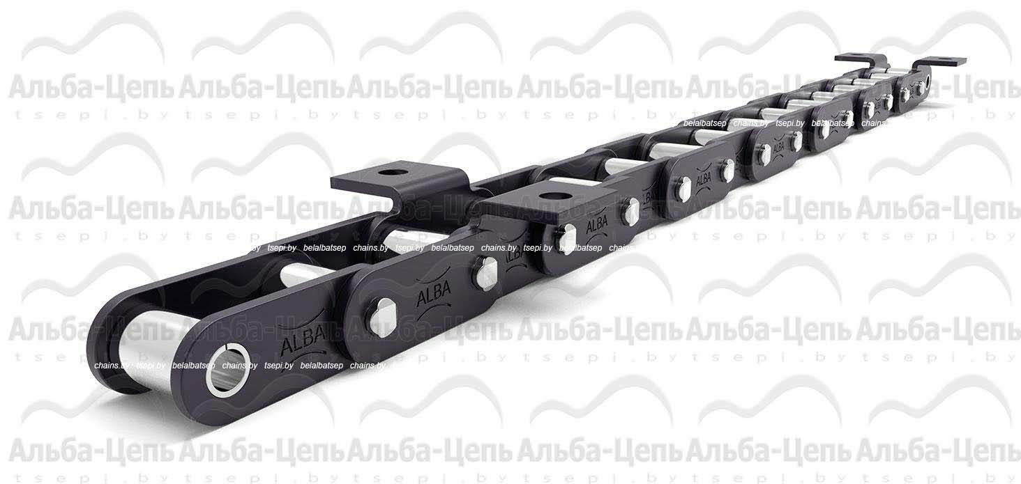 Цепь транспортерная роликовая длиннозвенная ТРД-38-5600-1-2-8-12