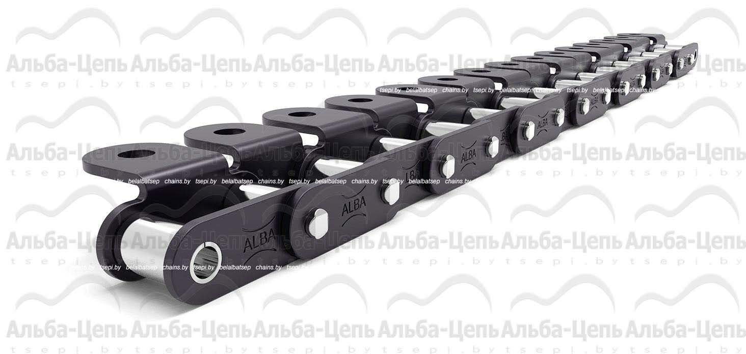 Цепь транспортерная роликовая длиннозвенная ТРД-38-5600-3-3-10-1