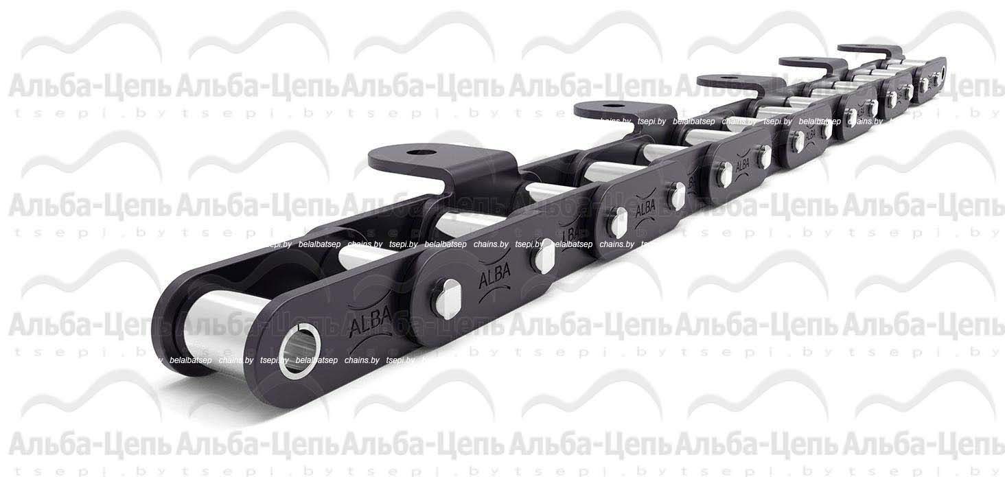 Цепь транспортерная роликовая длиннозвенная ТРД-38-5600-3-3-8-3