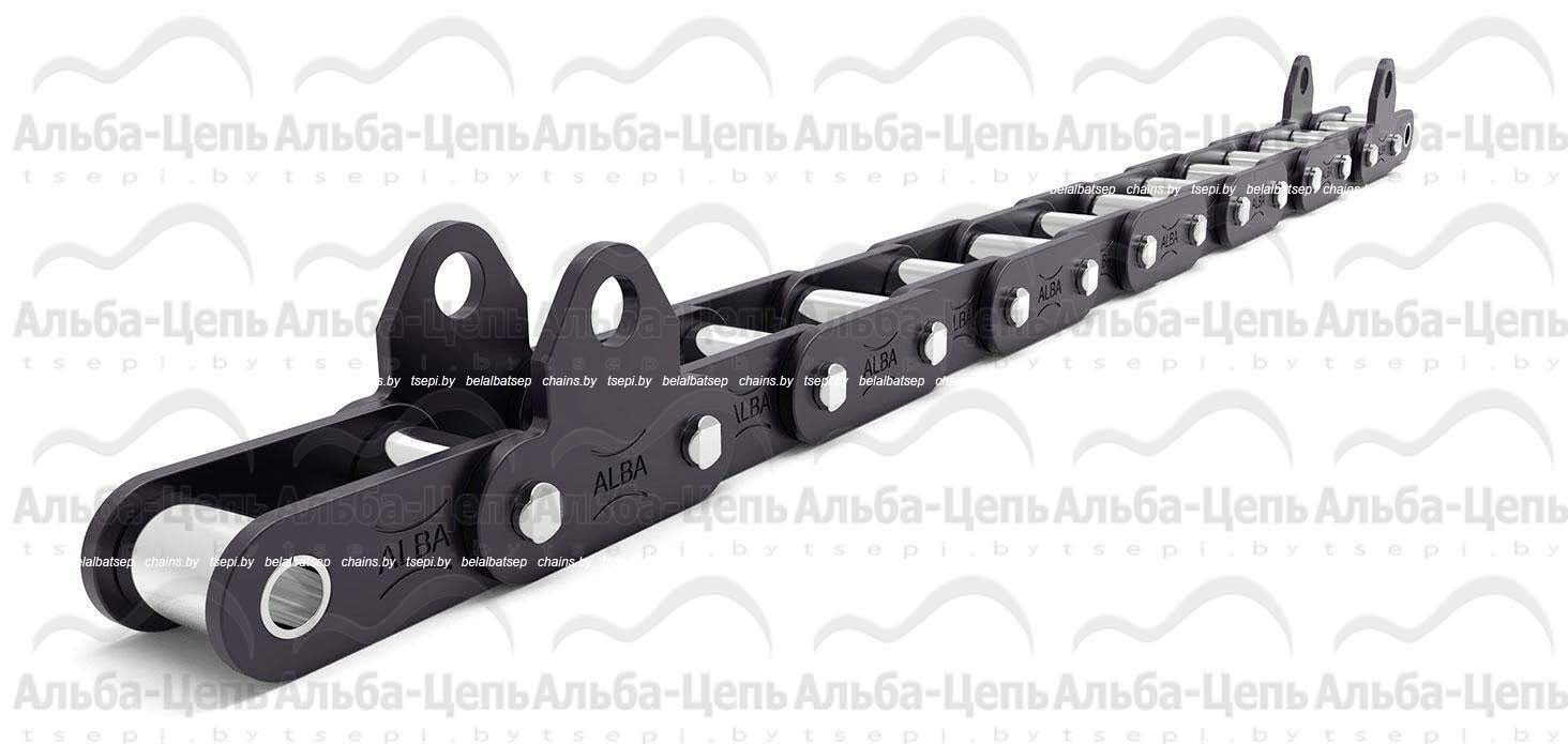 Цепь транспортерная роликовая длиннозвенная ТРД-38-5600-5-1-10-12