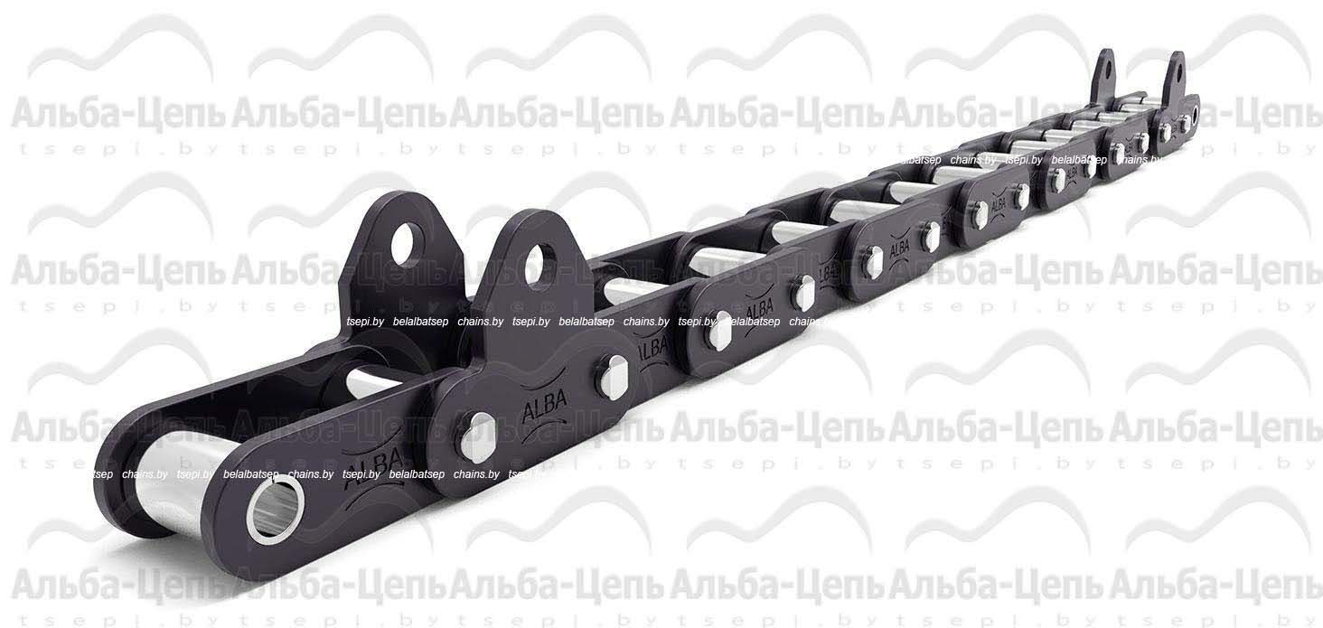 Цепь транспортерная роликовая длиннозвенная ТРД-38-5600-5-1-8-12