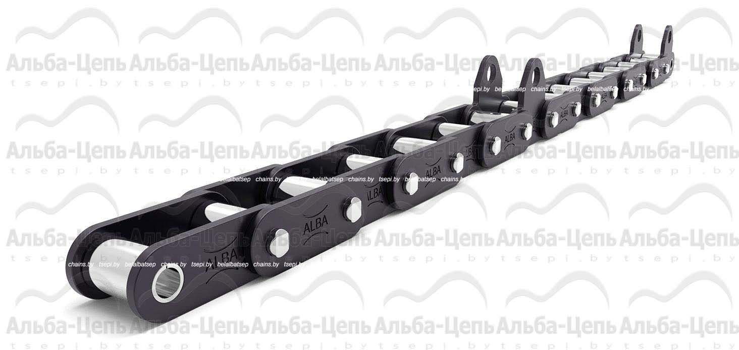 Цепь транспортерная роликовая длиннозвенная ТРД-38-5600-5-2-10-8