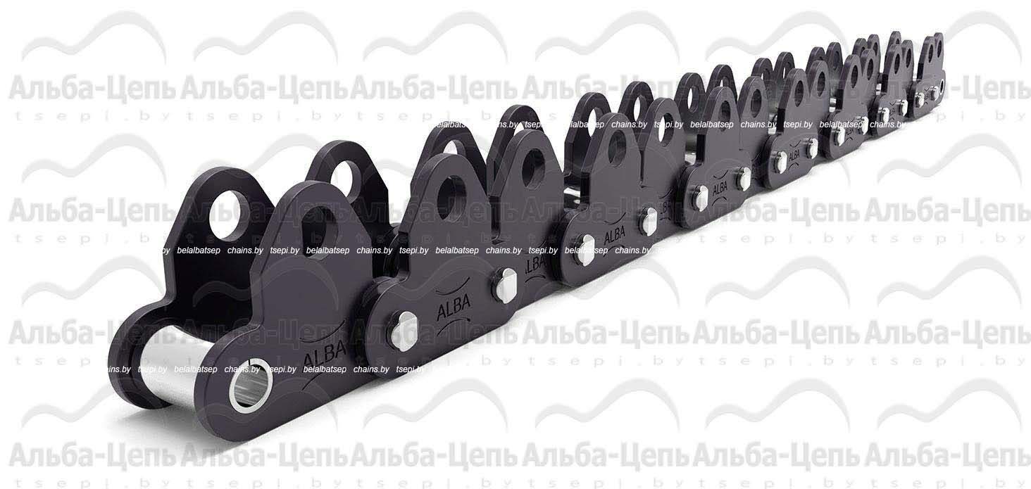 Цепь транспортерная роликовая длиннозвенная ТРД-38-5600-5-3-10-1