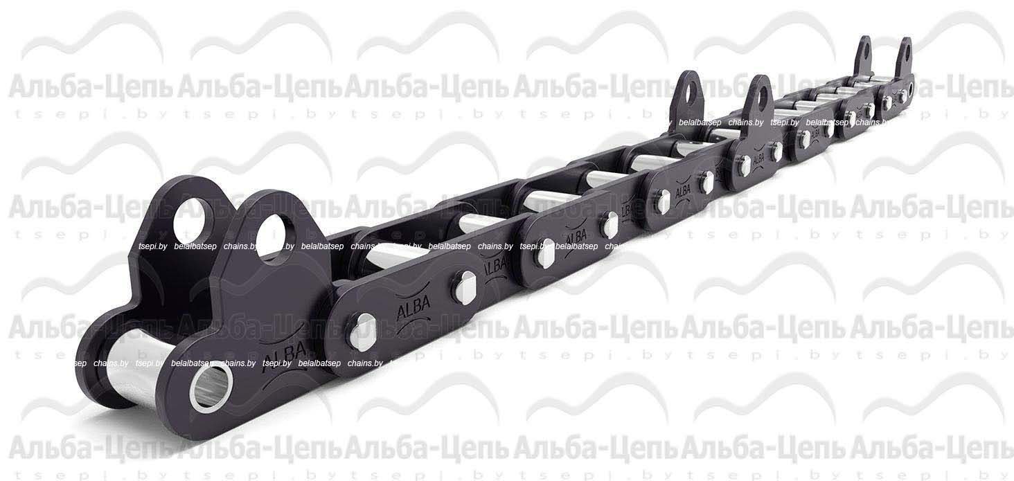 Цепь транспортерная роликовая длиннозвенная ТРД-38-5600-5-3-10-7