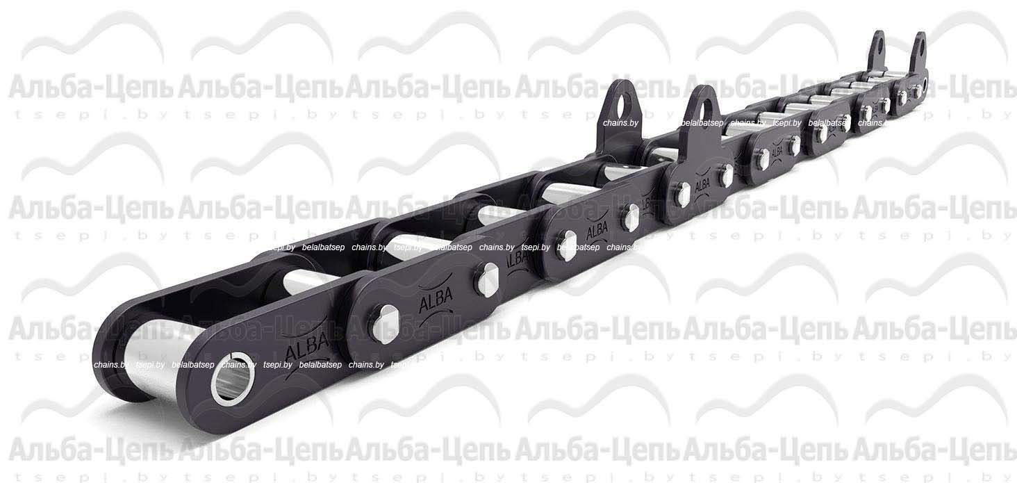 Цепь транспортерная роликовая длиннозвенная ТРД-38-5600-5-3-10-9