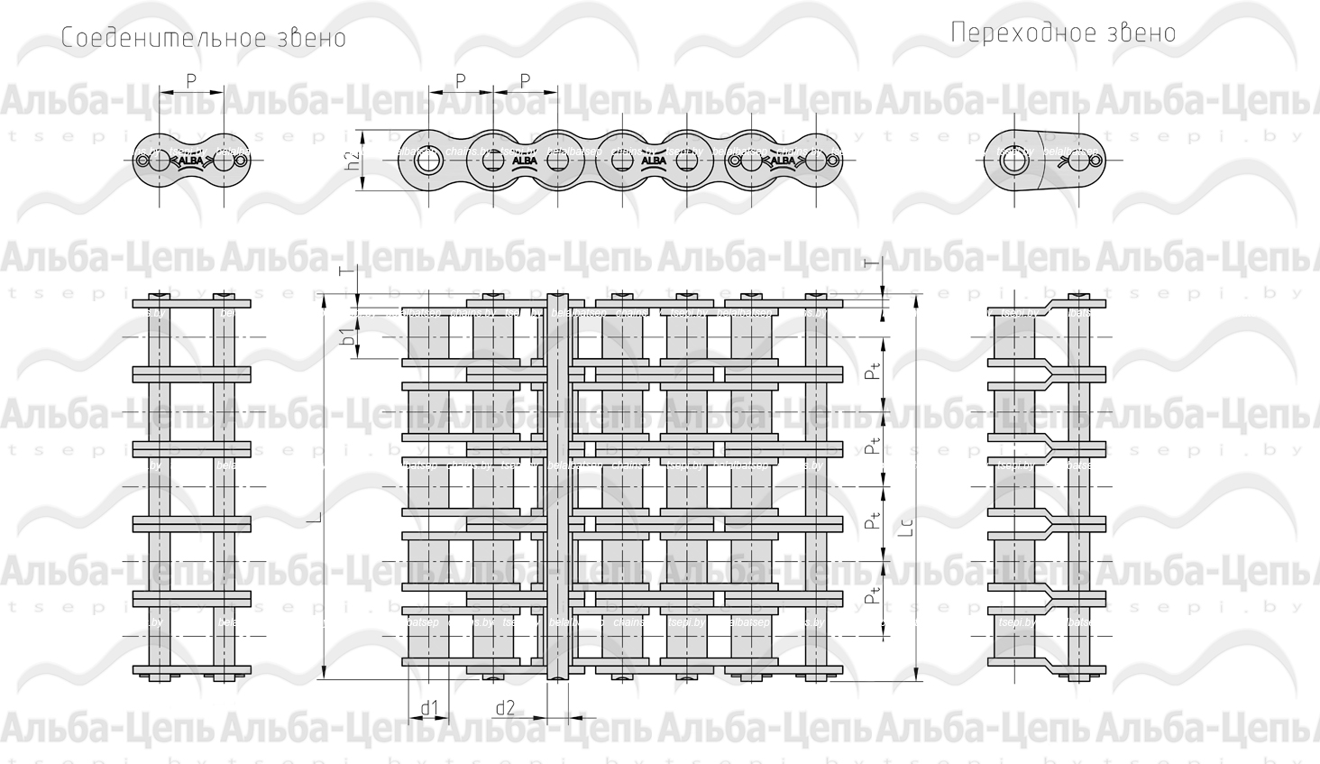 Приводные роликовые и втулочные цепи ГОСТ 13568-97, ISO 606, ANSI B29. 1M